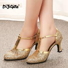 Free shipping and free returns to our 1000+ stores. Gold Women Shoes Women Pumps Latin Dance Shoes Heeled Low Heels Female Wedding Party Shoes Gold Silver Drop Shipping Women S Pumps Aliexpress