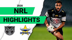 The cowboys are sitting in seventh place in the nrl standings, having scored 97 points while allowing 76 points defensively (+21). Warriors V Cowboys Match Highlights Round 5 2020 Youtube