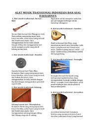 Angklung merupakan alat musik tradisional yang berasal dari jawa barat. Alat Musik Tradisional Indonesia Dan Asal Daerahnya