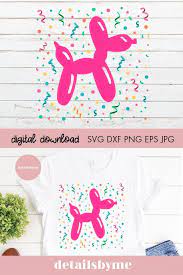 Download Balloon Dog Svg Balloon Animal Svg Cricut Silhouette Eps Etsy In 2021 Balloon Animals Balloon Dog Animal Svg