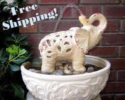 Maybe you would like to learn more about one of these? Elephant S Shower Water Fountain Indoor And Outdoor Water Fountain Garden Decor Free Shippin Indoor Water Fountains Indoor Fountain Water Fountains Outdoor