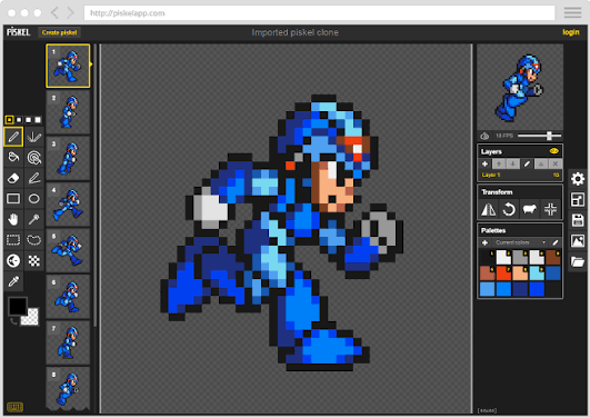 GitHub - piskelapp/piskel: A simple web-based tool for Spriting and Pixel art. · GitHub