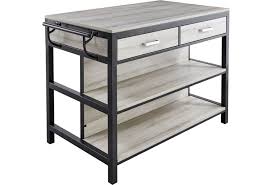 Get free shipping on qualified kitchen island kitchen islands or buy online pick up in store today in the furniture department. Steve Silver Carson Cr550ckt Contemporary Counter Height Kitchen Table With 2 Drawers 2 Shelves And Towel Racks Northeast Factory Direct Kitchen Islands