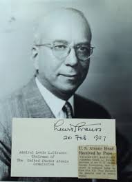 Admiral Lewis Strauss, Atomic Energy Commission Chairman