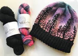 Alaska Hat Knitting Kit By Camille Descoteaux Matane Black In 2021 Knitted Hats Crochet Headband Pattern Free Knitted Headband Free Pattern