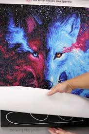 How To Frame Diamond Art Pictures Crafty Blog Stalker Diamond Art Framed Canvas Art Art