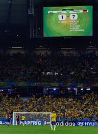 The brazil versus germany (german: Sporting News The Scoreboard Shows The Final Score At 7 1 During