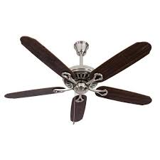 When the fan comes back on, it should come on in the opposite direction. Brushed Nickle Finish With Walnut Cherry Blades Usha Vista Cherry Lifestyle Ceiling Fan Id 19380044562