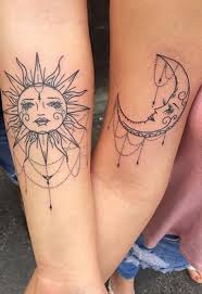 Tattoo designs that combine the sun and moon, either side by side or in a yin and yang figure, represent the balance between opposing forces. 30 Crescent To Full Moon Tattoo Ideas For Women Mybodiart