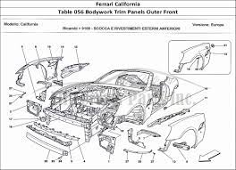 Affordable ferrari parts in usa, uk. Buy Original Ferrari California 056 Bodywork Trim Panels Outer Front Ferrari Parts Spares Accessories Online