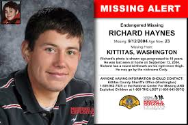 Richard Haynes Age Now 23 Missing 09 12 2004 Missing From Kittitas Wa Anyone Having Information Should Conta Word Find Looking For Someone We The People