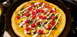 Pizza kami sangat bervarian kombinasi mulai dari daging cheesy wagyu, creamy chicken, sampai ke banana coklat untuk kamu yg demen manis! Challenge Complete Halal Chicken Cast Iron Pizza Seriouseats