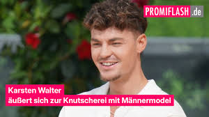 Karsten Walter äußert sich zur Knutscherei mit Männermodel