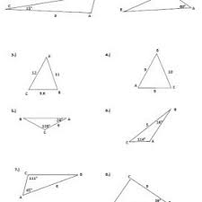 Law of cosine worksheets with answers on the 2nd page of the pdf. Law Of Cosine To Figure Area Of A Triangle