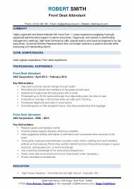Additionally, it allows their supervisor and other team members to step. Front Desk Attendant Resume Samples Qwikresume