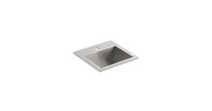 See your function and installation options and find the perfect sink for your ktichen. K 3840 1 Vault Bar Sink With Single Faucet Hole Kohler