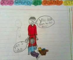 Jesus Feet Funny Kid Drawings Funny Kids Homework Drawing For Kids