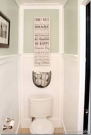 Beautiful Half Bathroom Reveal With Plank Walls Half Bathroom Simple Bathroom Easy Bathroom Upgrades