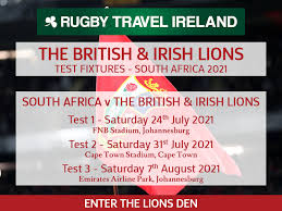 Every fixture warren gatland's side face in new zealand this british and irish lions are set to play 10 games between june 3 and july 8 lions tour 2017: Rugby Travel Ireland On Twitter See The British Irish Lions In Action Against Rugby World Cup Champions South Africa Sign Up At The Link Below And Be Notified First Of Our