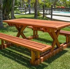 Chris S Picnic Table Options 6 L X 34 W California Redwood Standard Tabletop Rounded Corners Umbrella Hole Transparent Premi In 2020 Picnic Table Picnic Table