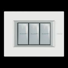 Placca bticino axolute 3 moduli alluminio. Placche Axolute Placche Elettriche Bticino