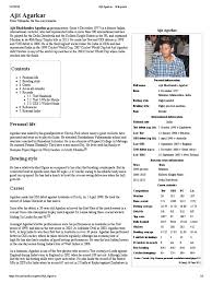 Ajit Agarkar Wikipedia Ball And Bat Games Forms Of Cricket His full name is ajit bhalchandra agarkar and he was born on. scribd
