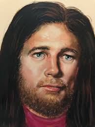 Hal, a math teacher. Winsor Newton paint, Arches cold pressed paper.