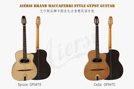 Hot Sale GP-04TS Handmade Vintage Jazz Acoustic Guitar Solid Cedar/Spruce  Top