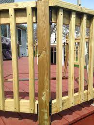 Rail Connectors By Deckorators Wood Deck Railing Deck Railing Design Diy Deck