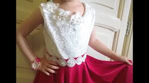 خيطة فستان لبنتي للعيد جا روعة تفضلو تشوفو Flower Girl Dresses Fashion Wedding Dresses