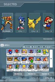 Play nintendo ds games on arcade spot! Super Smash Bros Rumble V0 6 Nds Game Nintendo Ds Pdroms Homebrew 4 You