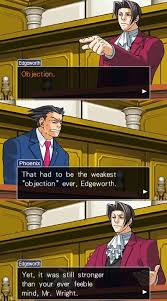 Weak Objection Phoenix Wright Wright Ace