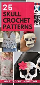 Skull blanket i made for my cousin. 25 Skull Crochet Patterns Crochet News