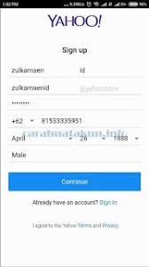 9 Langkah Contoh Mendaftar E Mail Yahoo Dengan Aplikasi Yahoo Mail Indonesia Aplikasi Blog