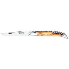 Couteau Laguiole Robert David Dl2312ol Olivier 2 Mitres Tire Bouchon Et Mouche Forgee