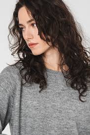 Vero Moda, Pulover lejer cu decolteu rotund, Gri melange, S