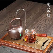 双炉电陶炉茶炉自动上水抽水嵌入式茶台桌茶盘铁壶泡茶电热炉茶具 淘宝网 tea pots kitchen kitchen appliances