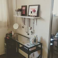 Small Space Vanity Vittsjo Desk Ikea Vanity Inspiration E Room Diy Room Decor
