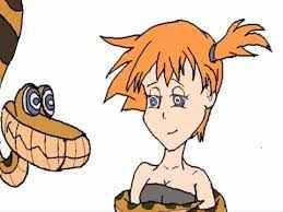 Set on a lithographic background; Animation Test Kaa And Misty Youtube
