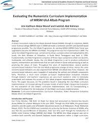 Cv technocrates real / cv technocrates real : Pdf Evaluating The Humanistic Curriculum Implementation Of Mrsm Ulul Albab Program