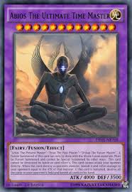 Make your own trading card sleeves and upgrade your tcg gear! Abios The Ultimate Time Master Yugioh Cards Custom Yugioh Cards Monster Cards