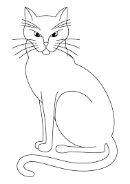 Cat coloring pages can help to fill up leisure time and become coloring activities that are quite enjoyable. Cat Coloring Page Animals Town Animals Color Sheet Cat Free Coloring Library