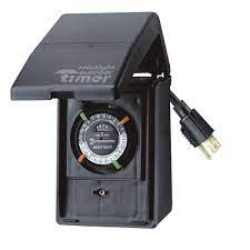 Everyday low prices and amazing selection. Intermatic 15 Amp 24 Hour Outdoor Plug In Heavy Duty Timer Black Hb11kd89 The Home Depot
