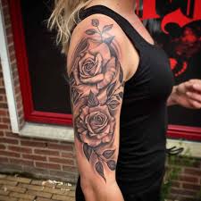Arm sleeve tattoo by the amazing dodepras. Top 61 Best Rose Sleeve Tattoo Ideas 2021 Inspiration Guide