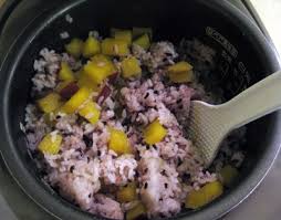 Satsuma Imo Gohan Sweet Potato Rice Sweet Potato Rice Satsuma Imo Japanese Sweet Potato