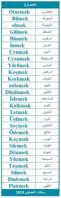 رحلات العجاجي الحساب الرسمي No Twitter اهم الافعال باللغة التركية 2 رحلات العجاجي طرابزون الشمال التركي