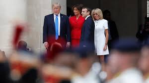 In retrospect, the first lady of france should've seen this coming. Trump Comments On Macron S Wife S Appearance Cnn Video
