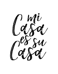 Printable Art Mi Casa Es Su Casa Welcome Home Spanish Quote Home Decor Home Sign Typography Print Ar Welcome Home Quotes Home Quotes And Sayings Welcome Quotes