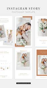 Instagram Story Photoshop And Canva Template Story Canva Etsy Instagram Story Photography Business Cards Template Wedding Photography Business Card