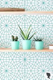 Geometric Pattern Wall Mural Removable Self Adhesive Wallpaper Z011 Geometric Wallpaper Geometric Removable Wallpaper Geometric Flower